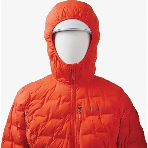 EDDIE BAUER WOMEN'S MICROTHERM DOWN FREEFUSE PUFFER COAT JACKET GERANIUM SMALL - Picture 4 of 16